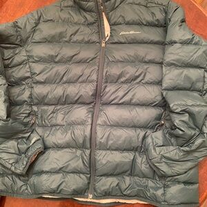 Eddie Bauer Teal Down Jacket